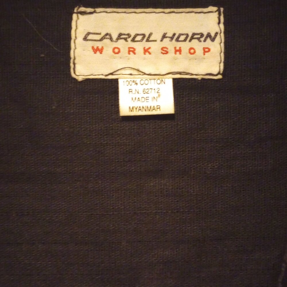 Carol Horn Work shop vintage sequin/embroidered elephant design vest! L - Picture 3 of 7